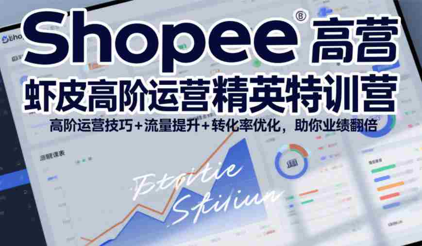 Shopee虾皮高阶运营精英特训营，高阶运营技巧+流量提升+转化率优化，助你业绩翻倍（更新26年7月）-一起发