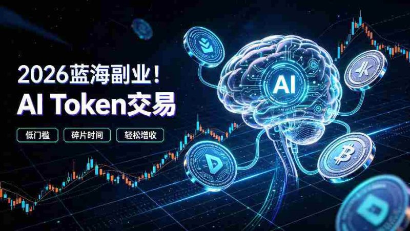 2026全新风口副业｜AI智能Token交易，空闲时间轻松 賺 收益，无需全天盯盘【揭秘】-一起发