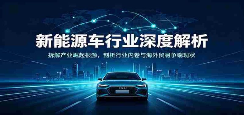 新能源车行业深度解析：拆解产业崛起根源，剖析行业内卷与海外贸易争端现状-一起发