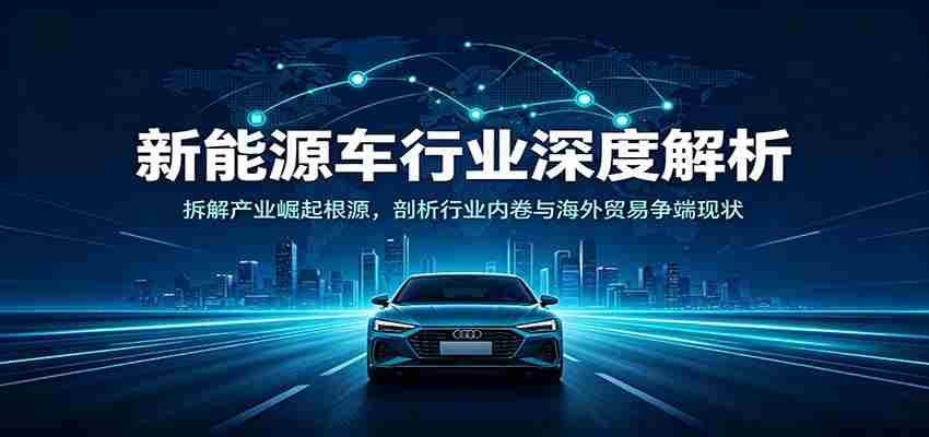 新能源车行业深度解析：拆解产业崛起根源，剖析行业内卷与海外贸易争端现状-一起发
