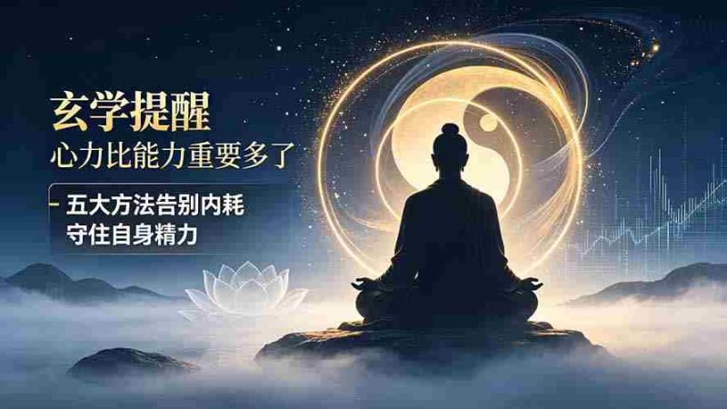 (19474期)付费文章:玄学提醒-心力比能力重要多了,五大方法告别内耗守住自身精力-一起发