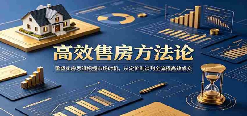高效售房方法论:重塑卖房思维把握市场时机,从定价到谈判全流程高效成交-一起发