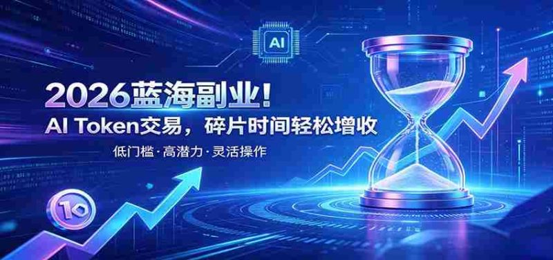 AI Token算力赛道！普通人可入局的数字副业，零门槛快速起步-一起发