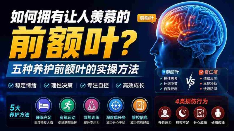 （19805期）付费文章：如何拥有让人羡慕的前额叶？五种养护前额叶的实操方法-一起发