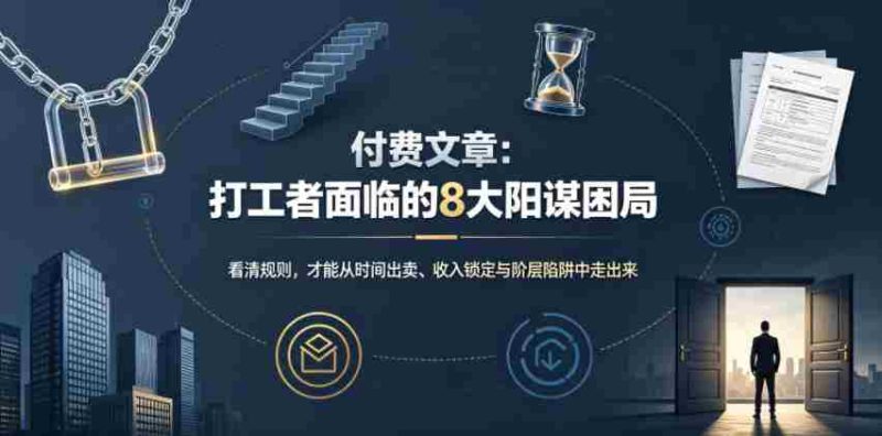 付费文章：打工者面临的8大阳谋困局-一起发