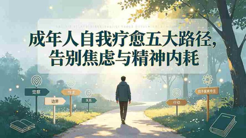 (19516期)付费文章:成年人自我疗愈五大路径,告别焦虑与精神内耗-一起发