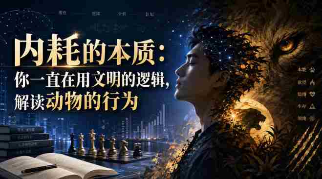 付费文章:内耗的本质:你一直在用文明的逻辑,解读动物的行为-一起发