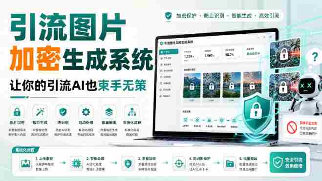 引流图片加密生成系统，让你的引流AI也束手无策-一起发