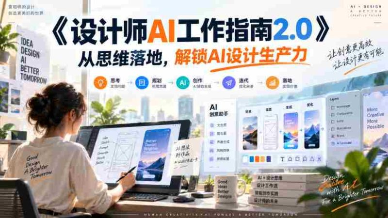 AI设计新篇章:设计师进阶宝典2.0,解锁高效创作秘籍-一起发