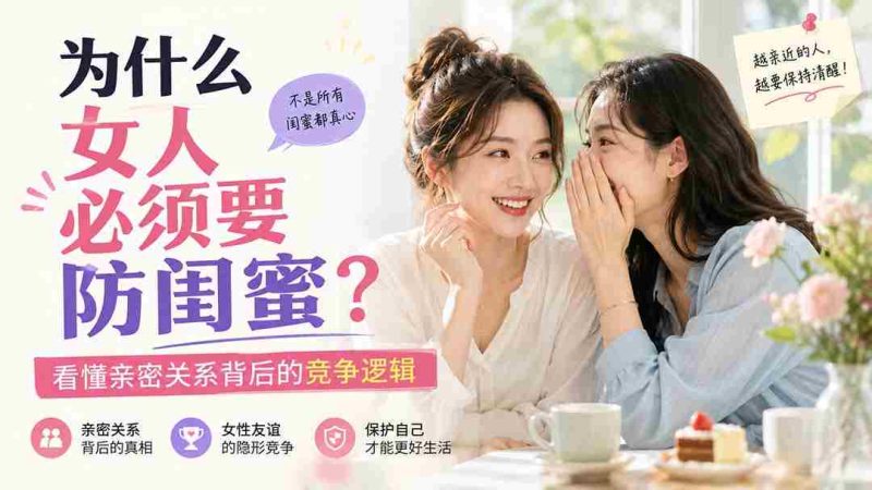 （20114期）付费文章：为什么女人必须要防闺蜜？看懂亲密关系背后的竞争逻辑-一起发