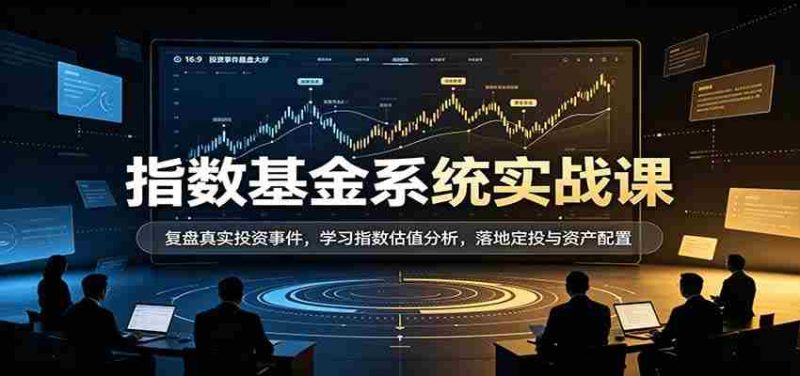 实战解析指数基金:深度复盘投资案例,掌握估值技巧,实操定投与资产布局策略-一起发
