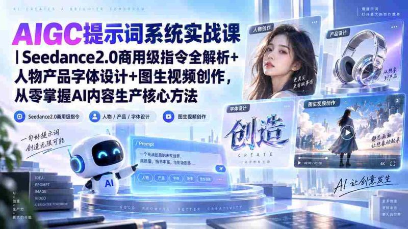 探索AIGC技巧:Seedance2.0商用指令深度剖析,解锁AI内容创作与设计艺术-一起发