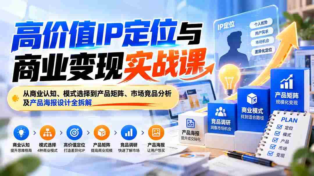 解码高价值IP商业化之路：全面解析商业视角、模式抉择、产品布局、市场竞争及海报设计的实战策略-一起发