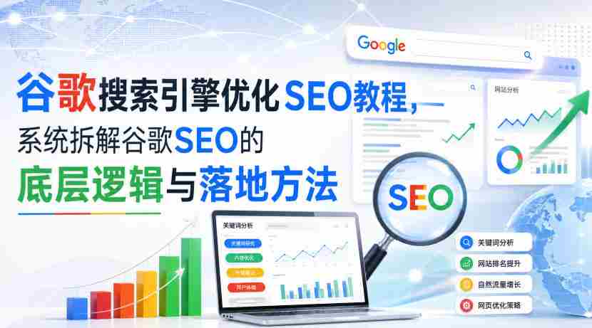 小白新君SEO·谷歌搜索引擎优化SEO教程，系统拆解谷歌SEO的底层逻辑与落地方法（部分更新2026）-一起发