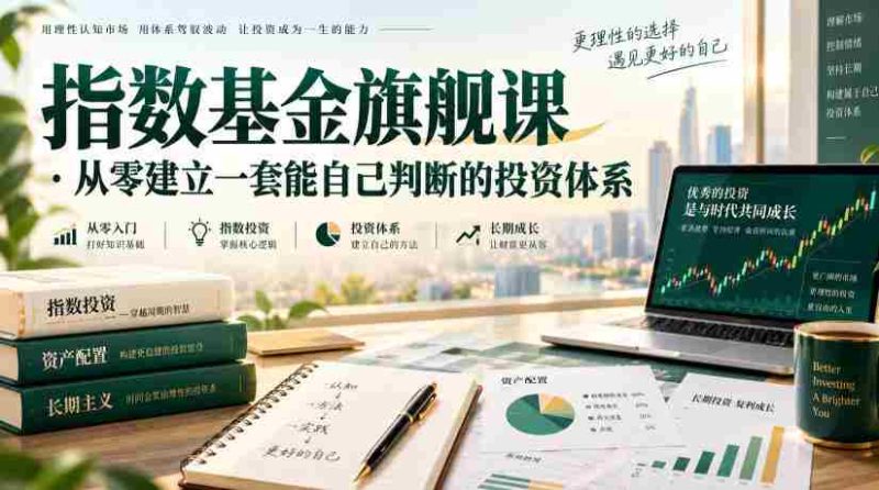 指数基金旗舰课·从零建立一套能自己判断的投zi体系-一起发