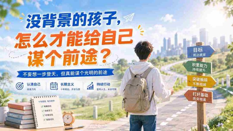 (20181期)付费文章:没背景的孩子,怎么才能给自己谋个前途?-一起发
