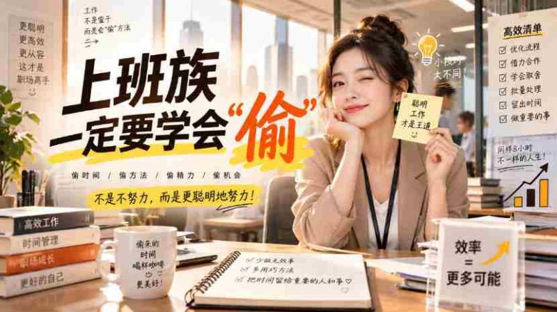 某社群精选付费文：上班族一定要学会“偷“-一起发