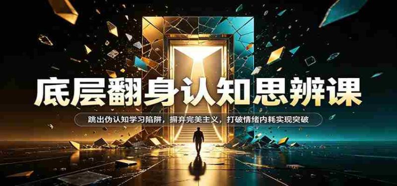认知逆袭秘籍：挣脱伪观念束缚，告别极致追求，破解情绪困境，迈向突破之道-一起发