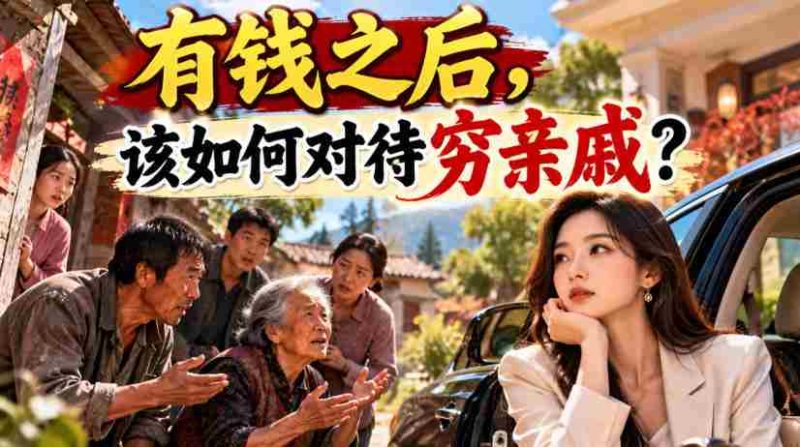 改写标题:财富增长后,面对贫困亲友应持何种态度?-一起发
