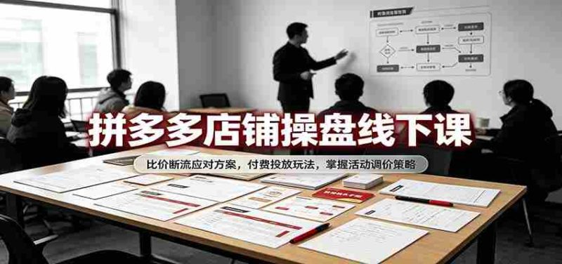 揭秘拼多多线下实战:破解比价困境,深度解析付费推广技巧,高效掌握活动价格调控术-一起发
