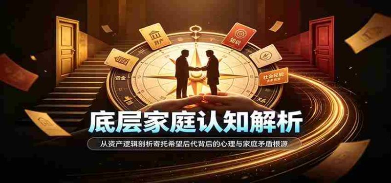 底层家庭认知解析:从资产逻辑剖析寄托希望后代背后的心理与家庭矛盾根源-一起发