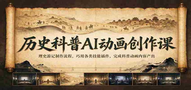 揭秘AI动画创作秘诀:历史科普之旅,掌握丰富插件技巧,轻松打造科普动画精品-一起发