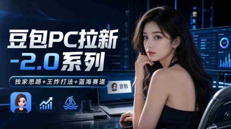 豆包PC拉新2.0系列-独家思路+王炸打法+蓝海赛道-一起发