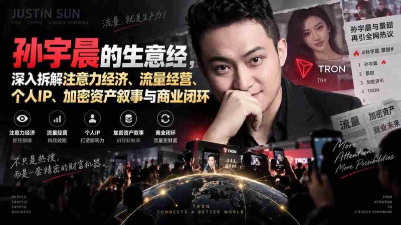 (20290期)某星球精华文章——孙宇晨的生意经,深入拆解注意力经济、流量经营、个人IP、加密资产叙事与商业闭环-一起发
