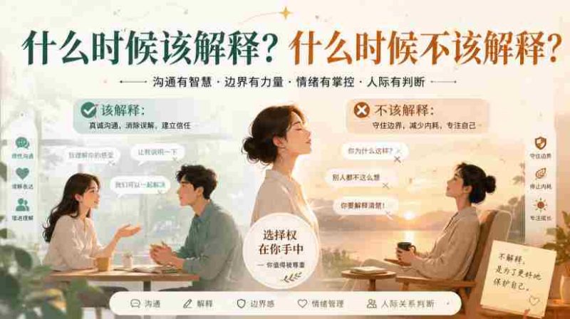 付费文章:什么时候该解释?什么时候不该解释?-一起发