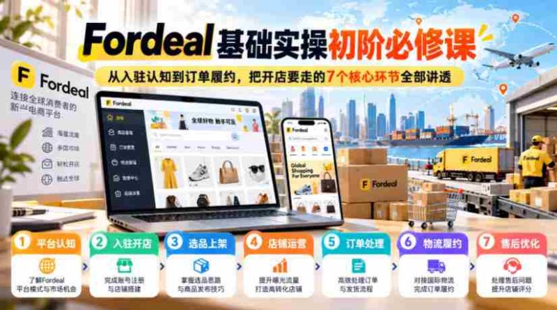 深入浅出解析Fordeal：从入驻入门到订单完成，掌握7大开店关键步骤-一起发