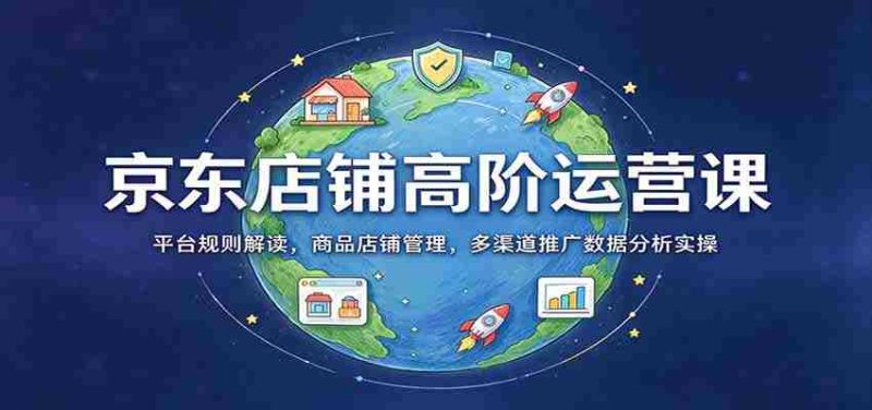 揭秘京东店铺运营秘籍：深度解析平台规则，全方位商品店铺管理，多角度数据分析与推广实战技巧-一起发