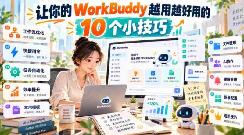 提升WorkBuddy使用体验的10招实用技巧-一起发
