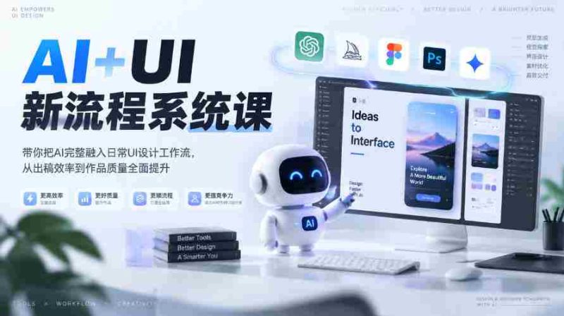 零水印】探索AI与UI结合新途径:全面升级设计工作流,高效提升出稿与作品质量(2026年春季课程第4期)-一起发