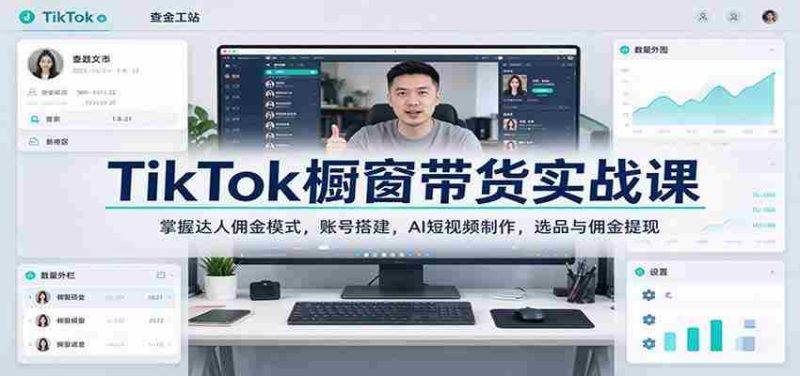 揭秘TikTok带货攻略:深度解析网红分成机制,打造个人账号,AI短视频高效制作,精选商品与佣金轻松提取-一起发