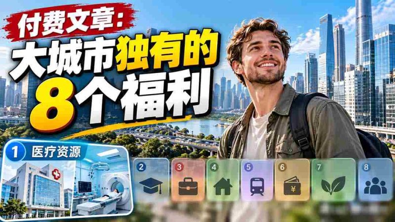 独家揭秘:大都市中的8项特享福利,你了解多少?-一起发