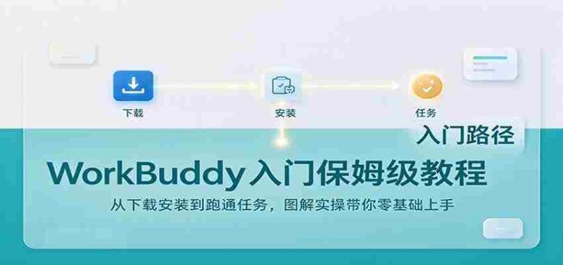 轻松上手WorkBuddy:下载安装攻略及任务实操,图文详解助你零基础起步-一起发