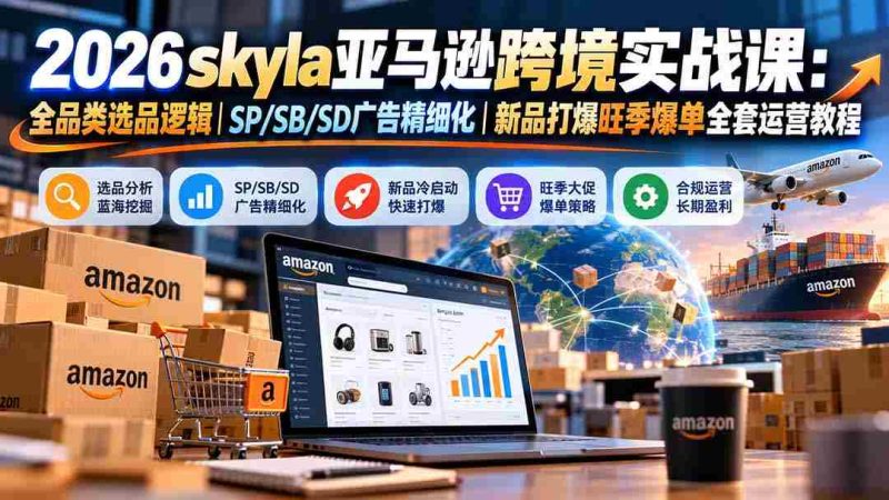 亚马逊跨境电商实战教学:10月19日更新,全面解析全品类精选策略与广告优化,助你旺季新品畅销运营指南-一起发