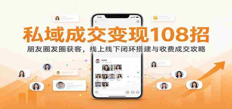 揭秘108种私域变现技巧：朋友圈引流攻略，线上线下闭环构建与盈利策略-一起发