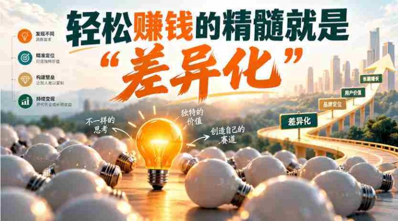 挖掘财富密码:盈利之道在于“独特定位-一起发