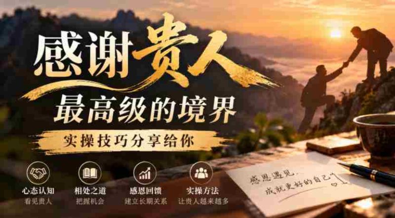 致谢贵人的至高境界揭秘:实操技巧大公开,与你共享智慧精髓-一起发