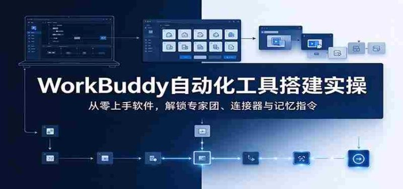 轻松掌握WorkBuddy:自动化神器实操指南,从新手到专家,一网打尽团队协作与智能连接-一起发