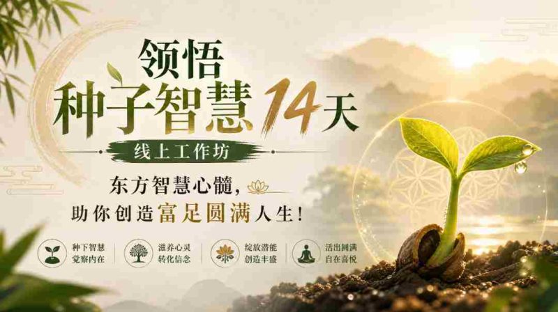 14天鹿大米种子智慧之旅,汲取东方心髓,开启富足圆满人生之旅!-一起发