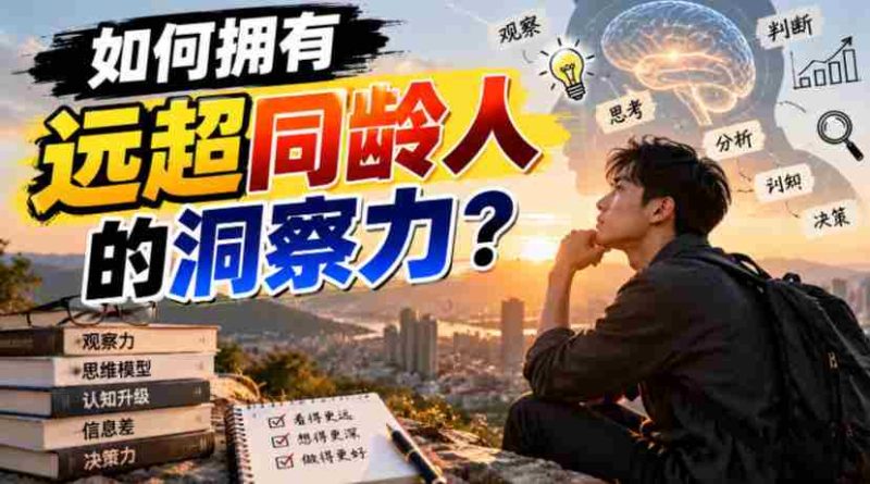 揭秘:如何轻松超越同龄,掌握独到洞察力?-一起发