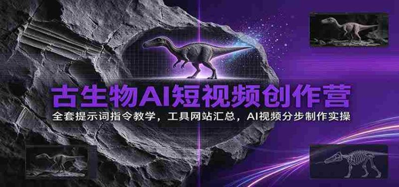 探秘古生物世界:AI短视频制作秘籍大公开,带你掌握全攻略!-一起发