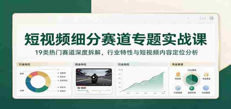 揭秘短视频行业:19大热门领域深度剖析,探析特性及内容策略定位-一起发