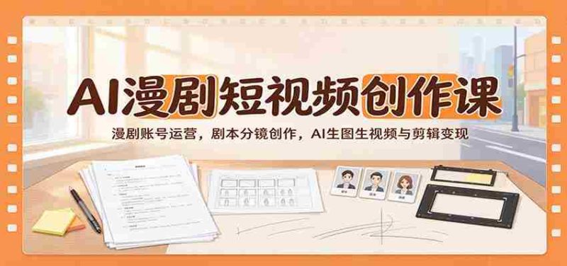 探索AI赋能的漫剧短视频秘籍:打造热门账号,剧本与分镜艺术,智能生成图视频剪辑赚钱之道-一起发