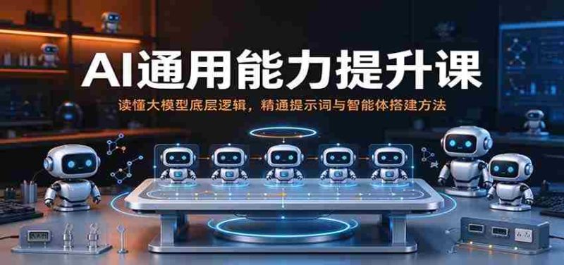 解码AI全能力教程:深入解析大模型机理,熟练掌握指令与智能体构建技巧-一起发