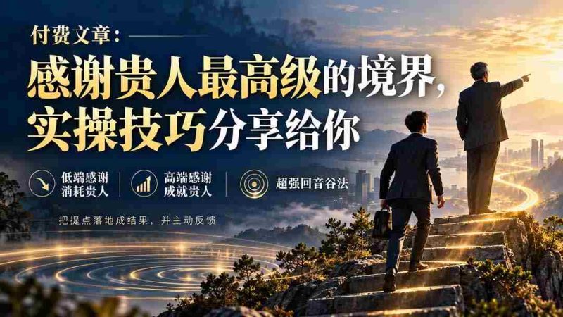感恩贵人,领略最高境界:揭秘实用技巧分享攻略-一起发