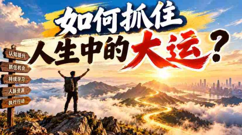 揭秘成功秘诀:如何捕捉人生关键时刻?-一起发